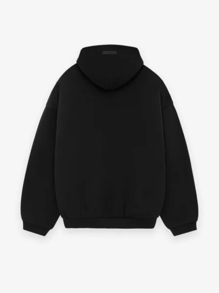 Essentials Fear of God Fleece Black Hoodie