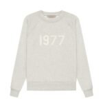 Essentials Crewneck 1977 Gray Sweatshirts
