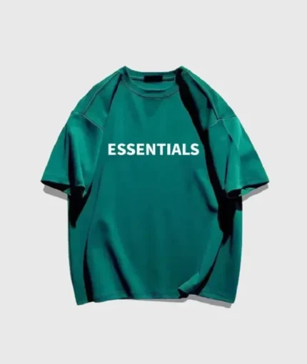 Fear of God Essentials Green T-Shirt