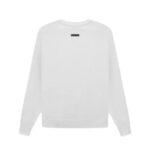 Essentials Overlapped White Sweatshirts