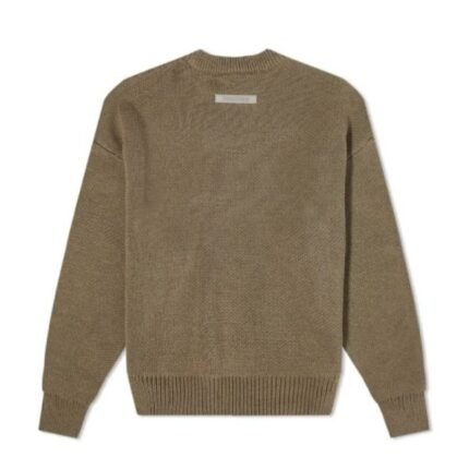Fear of God Essentials Knitted Sweater Harvest Brown Sweatshirt