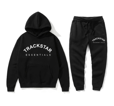 Essential Premium Black Tracksuit