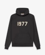 The Signature 1977 Essentials Pullover Black Hoodie