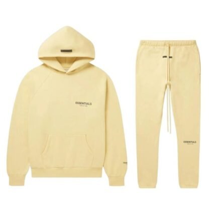 Fear of God Essentials Spring Yellow Tracksuit